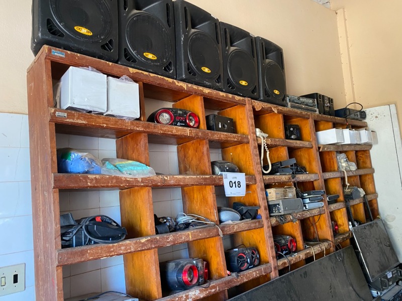 SUCATA DE EQUIPAMENTOS DE SOM - leilão extrajudicial - Não informado BR - lance mínimo R$ 500