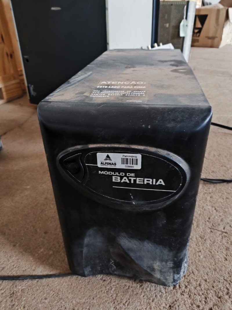 MODULO DE BATERIA, MODELO IV 12V 80AH ESTABILIZADOR BLK FECH USM, MARCA SMS - leilão extrajudicial - Não informado BR - lance mínimo R$ 30