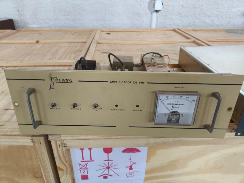 AMPLIFICADOR VHF, MARCA TELAVO - leilão extrajudicial - Não informado BR - lance mínimo R$ 50