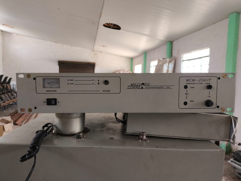 MODULADOR DE ÁUDIO E VIDEO, MODELO MCM-20AVP, MARCA MACHADO CORREA - leilão extrajudicial - Não informado BR - lance mínimo R$ 50