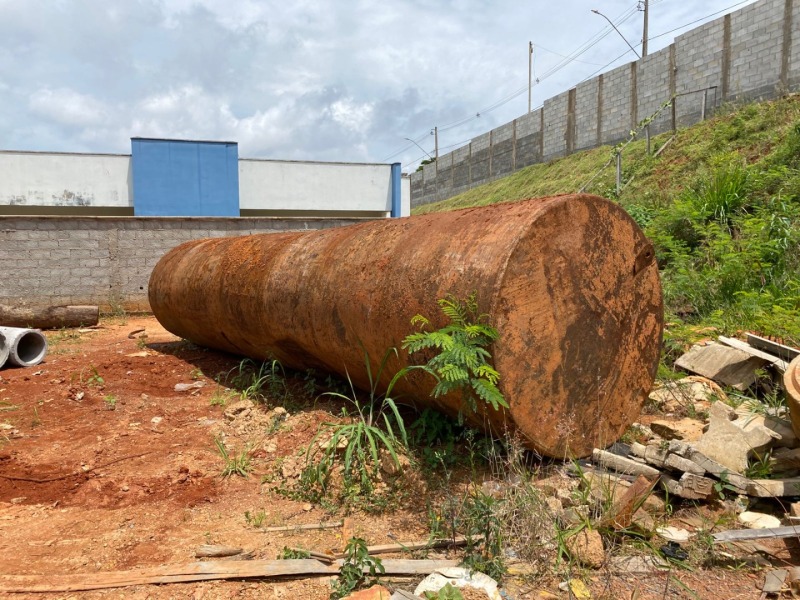 SUCATA DE TANQUE DE ARMAZENAR COMBUSTÍVEL - leilão extrajudicial - Não informado BR - lance mínimo R$ 3.000