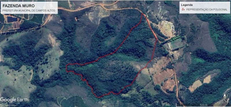 Imagem do imóvel LOTE 010 Fazenda Muro, Campos Altos/MG - Terras de campos e cerrado, área total de 25,0561 hectares